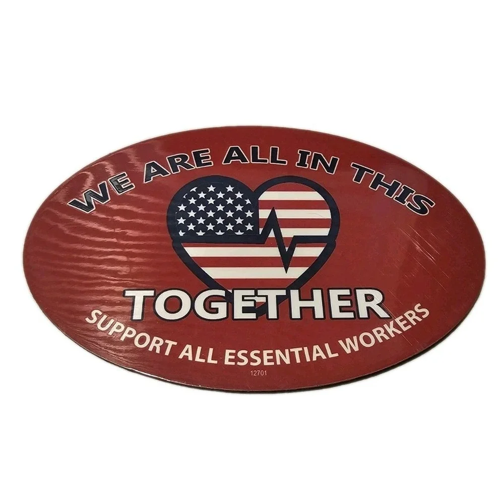 We Are All in This Together Support All Essential Workers 6x4 Magnet Memorabilia